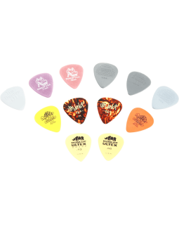 Набір медіаторів DUNLOP GUITAR PICK LT/MD VARIETY PACK (12 шт)-foto3