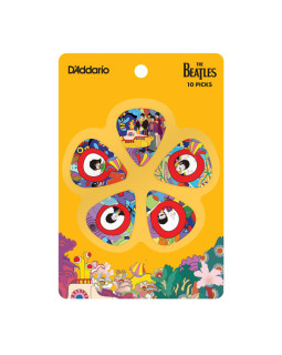 Набір медіаторів D'ADDARIO YELLOW SUBMARINE 50TH ANNIVERSARY GUITAR PICKS (HEAVY)