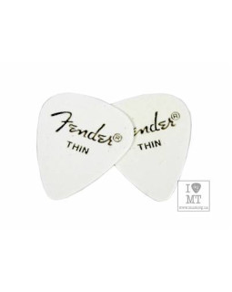 FENDER 351 PICKS WHITE THIN Набір медіаторів-foto2