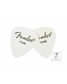 FENDER 351 PICKS WHITE THIN Набір медіаторів-foto2