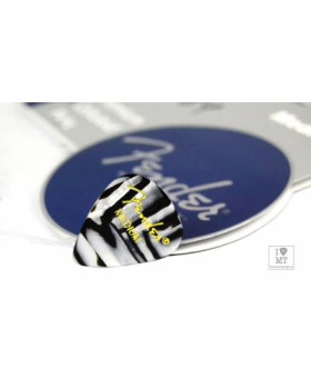FENDER 351 SHAPE PREMIUM PICKS ZEBRA MEDIUM Медіатор-foto2