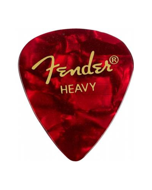 FENDER 351 SHAPE PREMIUM PICKS RED MOTO HEAVY Медіатор