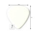 IBANEZ ACE161 WHITE EXTRA HEAVY Медіатор