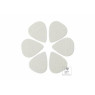 GRAPH TECH PQP-0088-W6 Туск STANDARD PICK 0.88MM WHITE (BRIGHT) 6 PACK Набір медіаторів