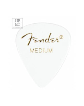 FENDER 351 WHITE PICK GROSS MEDIUM Медіатор
