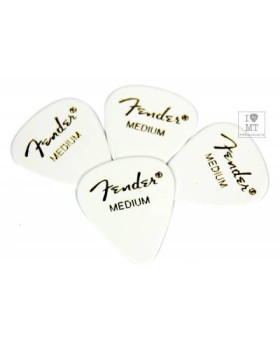 FENDER 351 WHITE PICK GROSS MEDIUM Медіатор-foto3