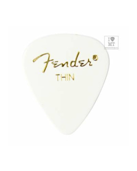FENDER 351 WHITE PICK 1 GROSS THIN Медіатор