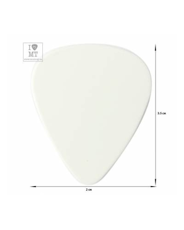 FENDER 351 WHITE PICK 1 GROSS THIN Медіатор