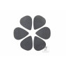 GRAPH TECH PQP-0068-G6 Туск Standard Pick .68mm Gray (Deep) 6 Pack Набір медіаторів