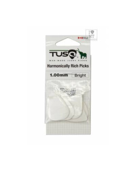 GRAPH TECH PQP-0100-W6 Туск Standard Pick 1mm White (Bright) - 6 Pack Набір медіаторів-foto5