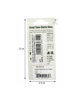 GRAPH TECH PQP-0401-V4 Туск Bi-Angle Pick 1mm Vintage (Warm) 4 Pack Набір медіаторів-foto6