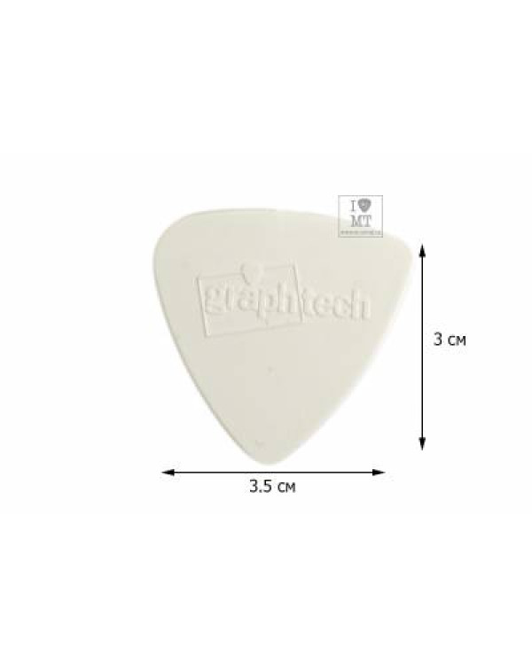 GRAPH TECH PQP-0401-W4 Туск Bi-Angle Pick 1mm White (Bright) 4 Pack Набір медіаторів GRAPH TECH PQP-0401-W4 Туск Bi-Angle Pick 1mm White (Bright) 4 Pack Набір медіаторів
