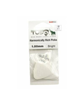 GRAPH TECH PQP-0401-W4 Туск Bi-Angle Pick 1mm White (Bright) 4 Pack Набір медіаторів-foto4