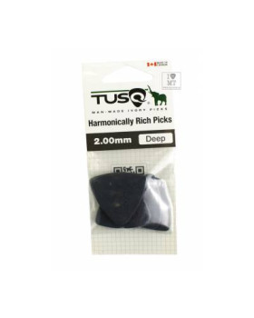 GRAPH TECH PQP-0402-G4 Туск Bi-Angle Pick 2mm Gray (Deep) 4 Pack Набір медіаторів-foto4