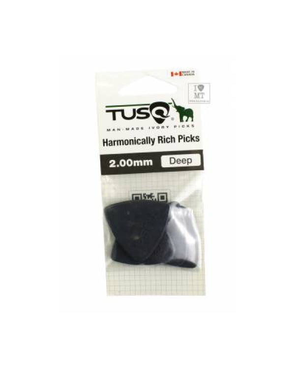 GRAPH TECH PQP-0402-G4 Туск Bi-Angle Pick 2mm Gray (Deep) 4 Pack Набір медіаторів
