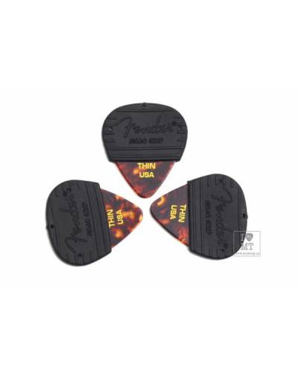 FENDER MOJO GRIP 3 PACK TORT THIN Набір медіаторів