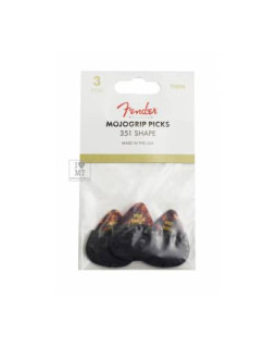 FENDER MOJO GRIP 3 PACK TORT THIN Набір медіаторів-foto5