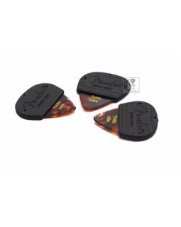 FENDER MOJO GRIP 3 PACK TORT THIN Набір медіаторів-foto2