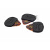FENDER MOJO GRIP 3 PACK TORT THIN Набір медіаторів