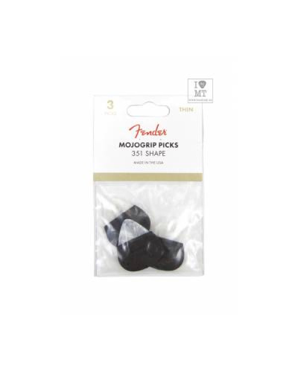 FENDER MOJO GRIP 3 PACK WHITE MOTO THIN Набір медіаторів