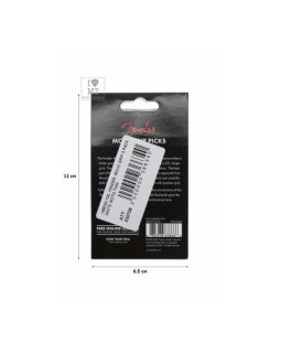 FENDER MOJO GRIP 3 PACK WHITE MOTO THIN Набір медіаторів-foto5