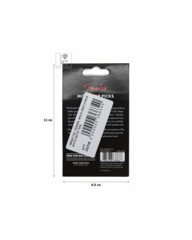 FENDER MOJO GRIP 3 PACK WHITE MOTO THIN Набір медіаторів-foto5