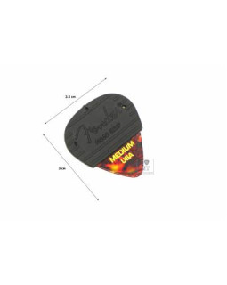 FENDER MOJO GRIP 3 PACK TORTOISE MEDIUM Набір медіаторів-foto4