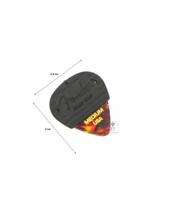 FENDER MOJO GRIP 3 PACK TORTOISE MEDIUM Набір медіаторів