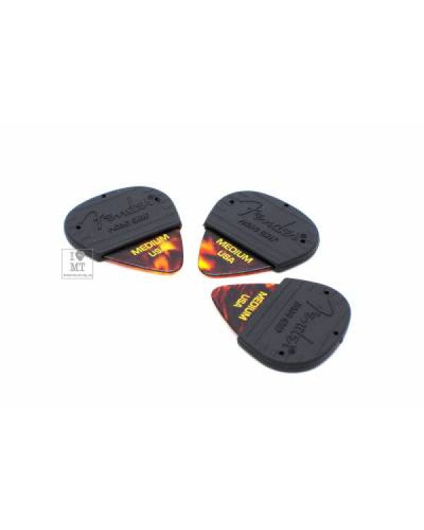 FENDER MOJO GRIP 3 PACK TORTOISE MEDIUM Набір медіаторів