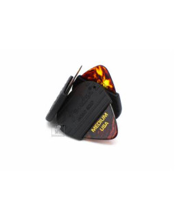 FENDER MOJO GRIP 3 PACK TORTOISE MEDIUM Набір медіаторів-foto3