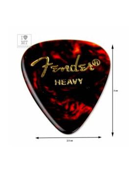 FENDER 351 CLASSIC CELLULOID SHELL HEAVY Медіатор-foto2