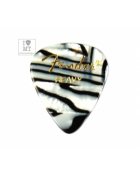 FENDER 351 SHAPE PREMIUM PICKS ZEBRA HEAVY Медіатор FENDER 351 SHAPE PREMIUM PICKS ZEBRA HEAVY Медіатор