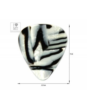 FENDER 351 SHAPE PREMIUM PICKS ZEBRA HEAVY Медіатор-foto2