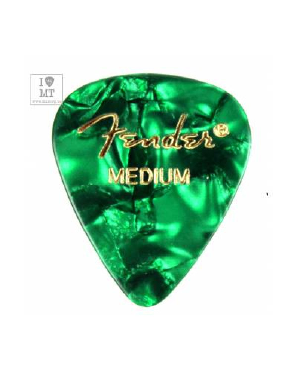 FENDER 351 GREEN PICK GROSS MEDIUM Медіатор