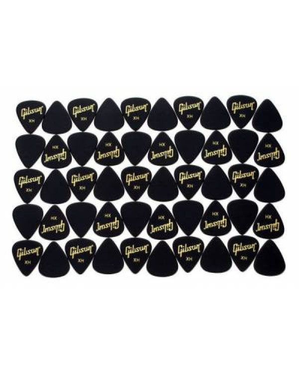 GIBSON APRGG-74XH 1 2 GROSS BLACK STANDARD STYLE EXTRA HEAVY Набір медіаторів GIBSON APRGG-74XH 1 2 GROSS BLACK STANDARD STYLE EXTRA HEAVY Набір медіаторів