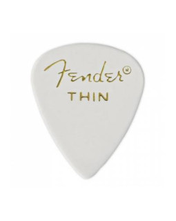 FENDER 351 PICKS WHITE THIN Набір медіаторів