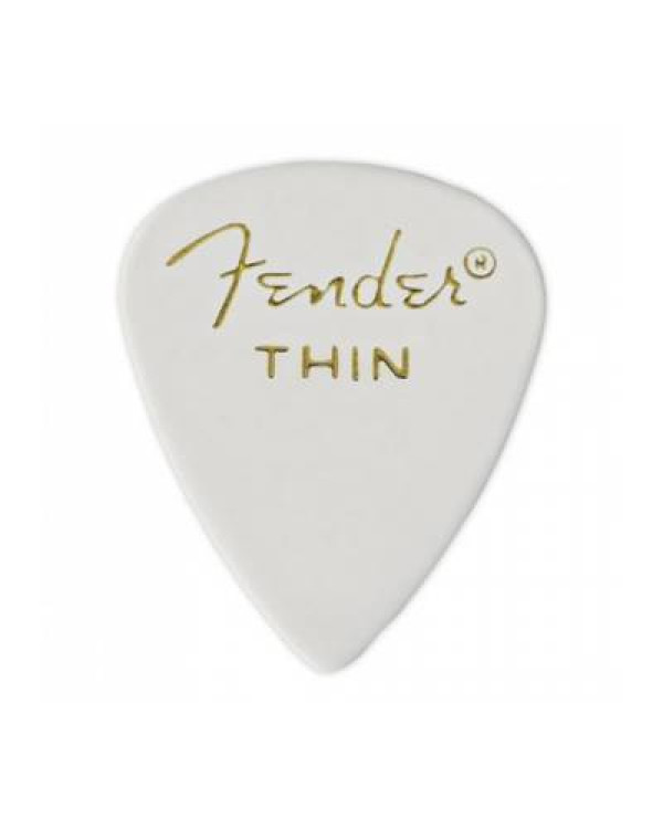 FENDER 351 PICKS WHITE THIN Набір медіаторів