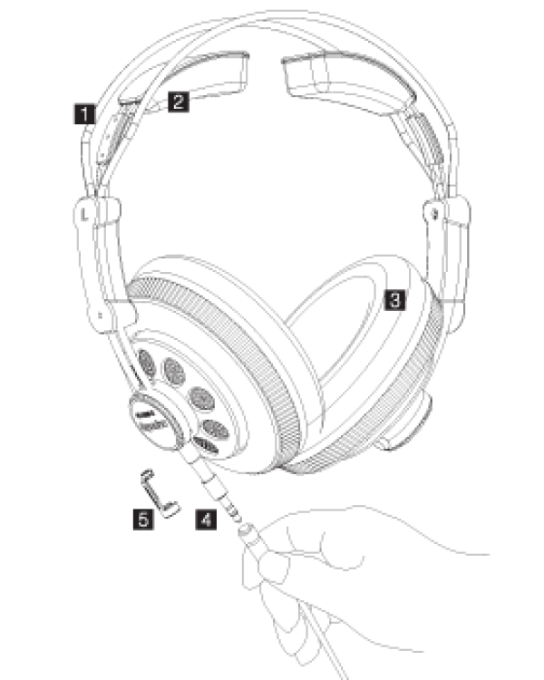 Навушники SUPERLUX HD668B