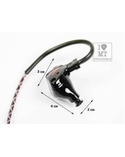 FENDER PURESONIC WIRED EARBUDS BLACK METALLIC Навушники-foto2