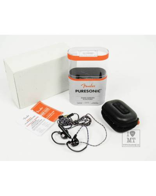 FENDER PURESONIC WIRED EARBUDS BLACK METALLIC Навушники