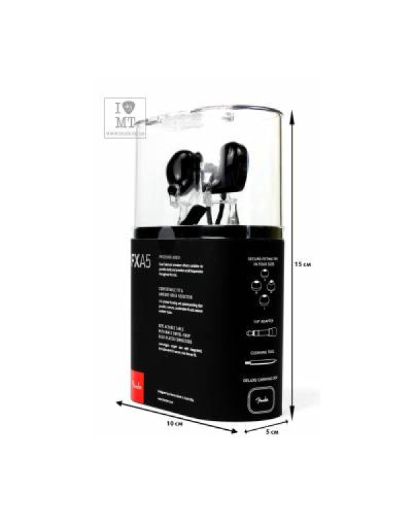 FENDER FXA5 IN-EAR MONITORS METALLIC BLACK Вушні монітори