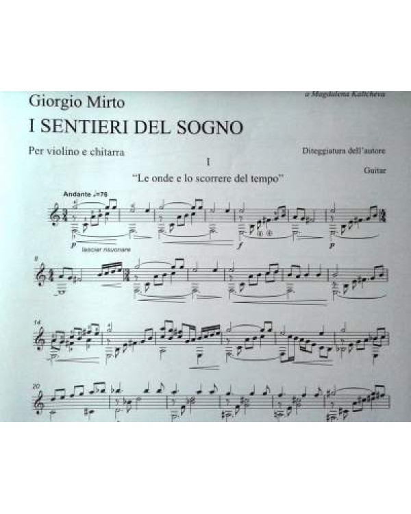 I Sentieru Del Sogno G.Mirto (скрипка + гітара)
