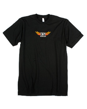DUNLOP DSD06-MTS-L MEN T-SHIRT "FLAME D" LARGE