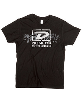 DUNLOP DSD28-MTS-M MEN T-SHIRT "DUNLOP STRINGS" MEDIUM