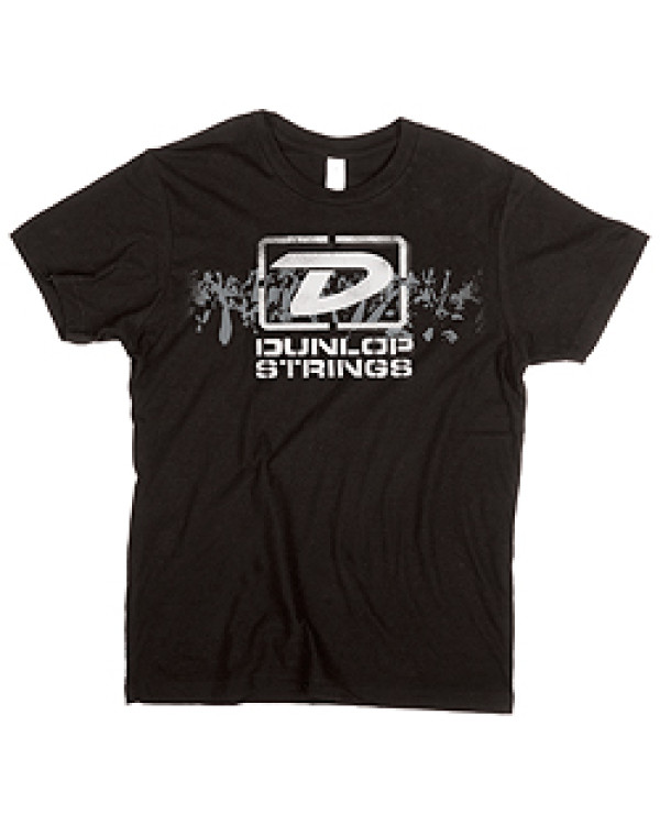 DUNLOP DSD28-MTS-L MEN T-SHIRT "DUNLOP STRINGS" LARGE