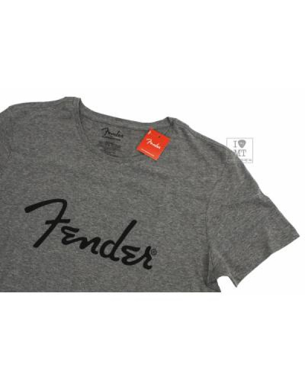 FENDER T-SHIRT SPAGHETTI LOGO MEN'S GREY L Футболка
