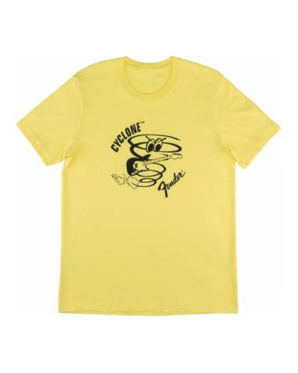 FENDER T-SHIRT CYCLON YELLOW XL Футболка