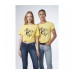 FENDER T-SHIRT CYCLON YELLOW XL Футболка