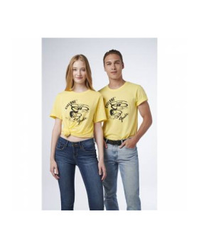 FENDER T-SHIRT CYCLON YELLOW L Футболка-foto2
