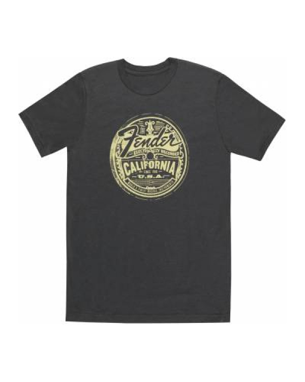 FENDER T-SHIRT MEDALLION MEN'S GRAY L Футболка